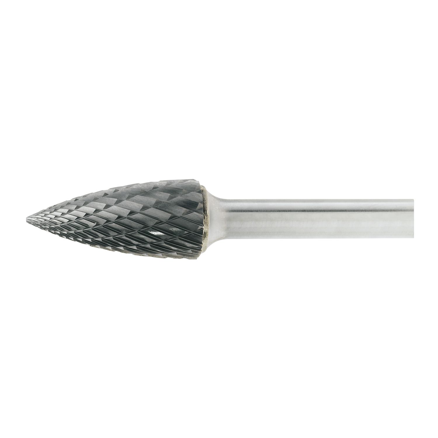 Lukas HM-Frässtift Form G Spitzbogen Kopf ø 10 mm Länge 20 mm Zahnung 7
