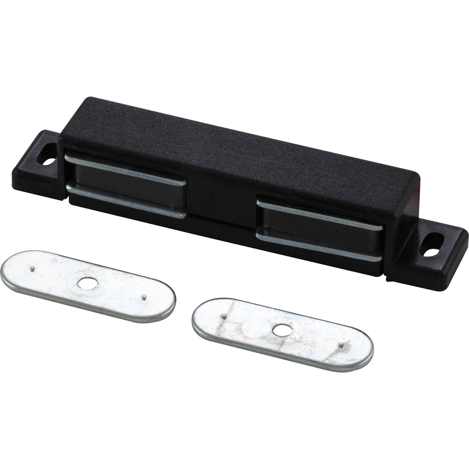 Maco #22.0659 Doppelmagnetschnapper Type 4.2, Haltekraft 4 kg, 1 Loch, Kunststoff schwarz