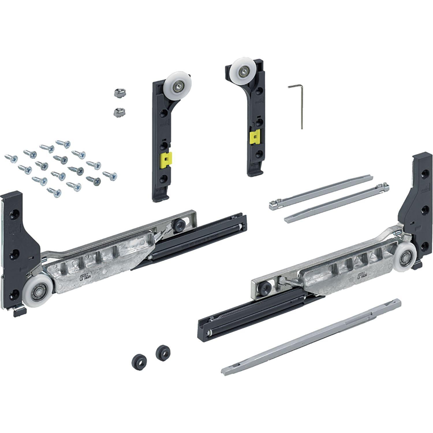 Hettich SlideLine M Schiebetürbeschlag gedämpft für eine Tür max. 10 kg