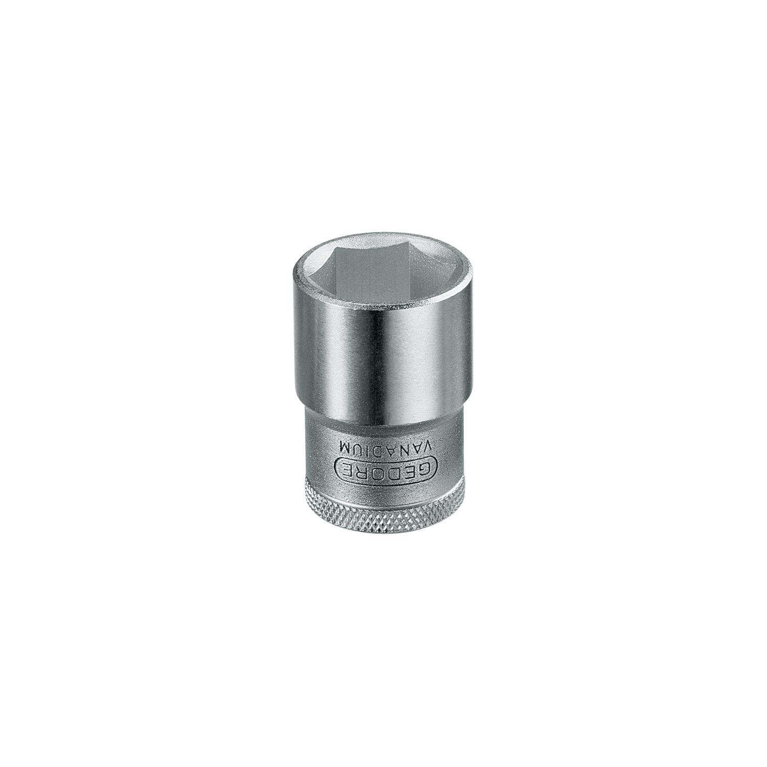 Gedore Steckschlüssel-Einsatz 19 DIN3124 1/2"vierkant 19.0 mm sechskant
