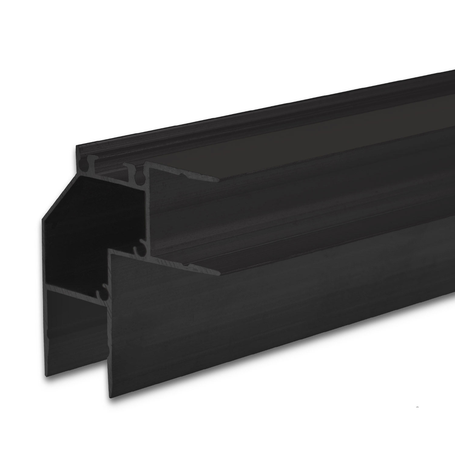 ISOLED LED Eckprofil HIDE ANGLE Aluminium schwarz RAL 9005 200cm