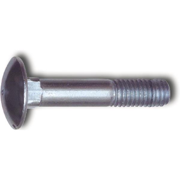 Torbandschraube DIN603 M8X140 verzinkt-blau
