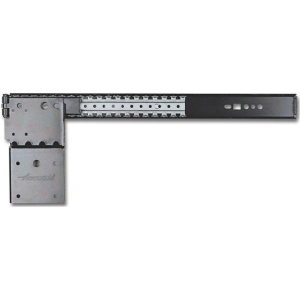 Accuride 1234 Beschlägegarnitur, Länge 557 mm, Stahl schwarz chromatiert