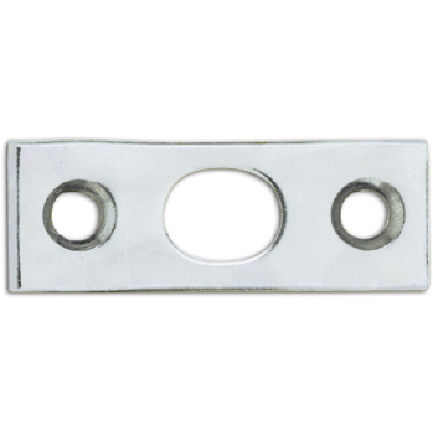 Strenger Türkantriegel-Schliessblech, 40 x 15 x 2 mm, Edelstahl