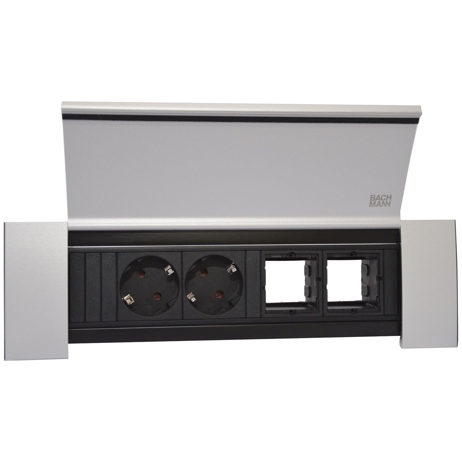 BACHMANN Steckdosenbox Power Frame Cover DATA L: 299,1 mm, B: 87,1 mm Alu BACHMANN Steckdosenbox Power Frame Cover DATA L: 299,1 mm, B: 87,1 mm Alu