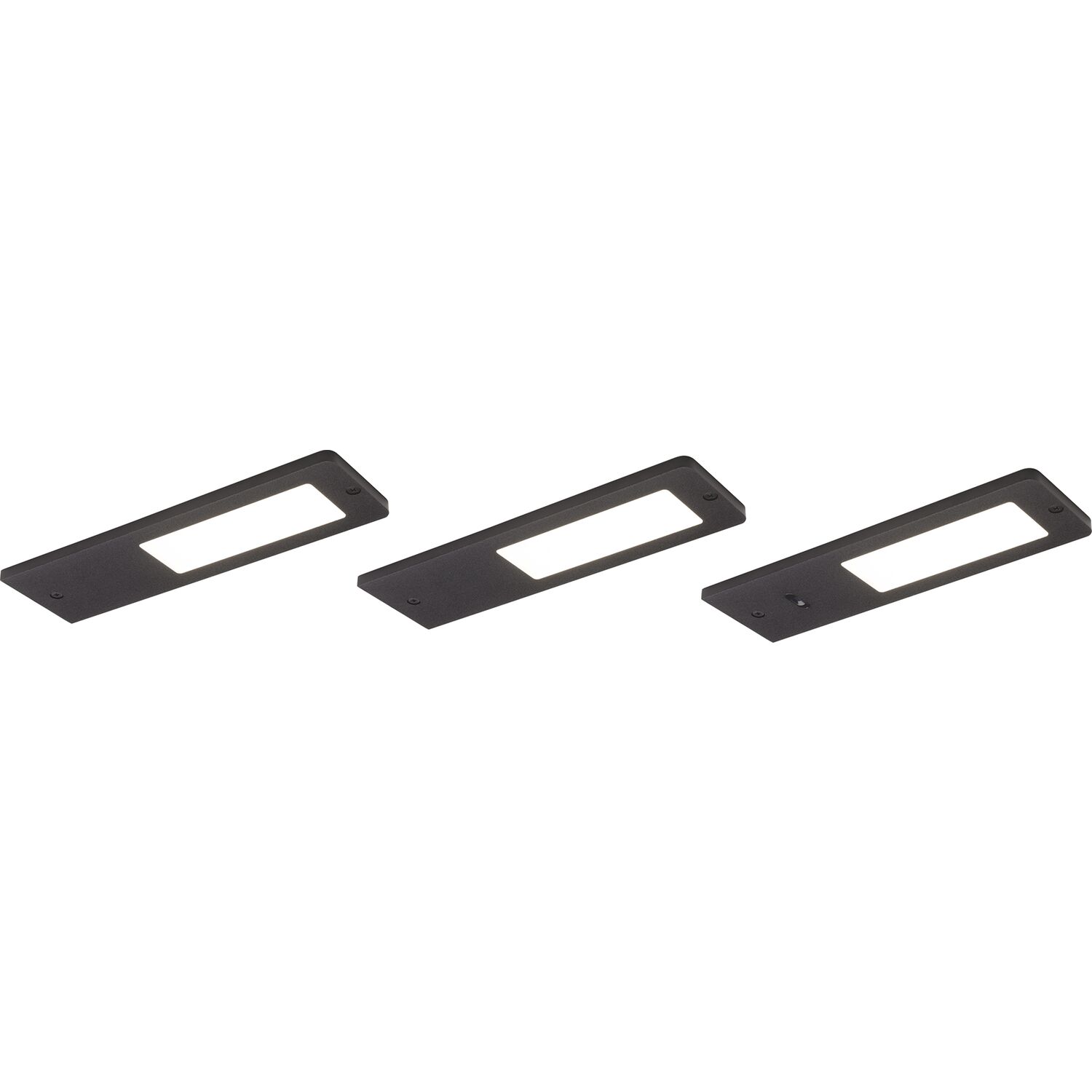 DOMUS Line Unterbauleuchte Vega D-Motion schwarz (3 Stück)