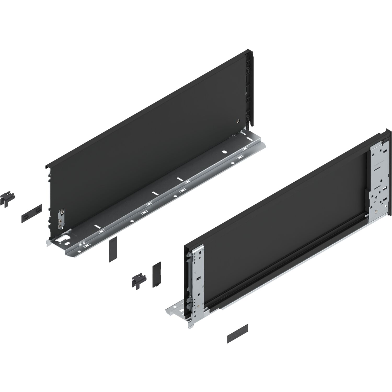 blum LEGRABOX special edition Innenzarge Höhe C, NL 500 mm, Carbonschwarz