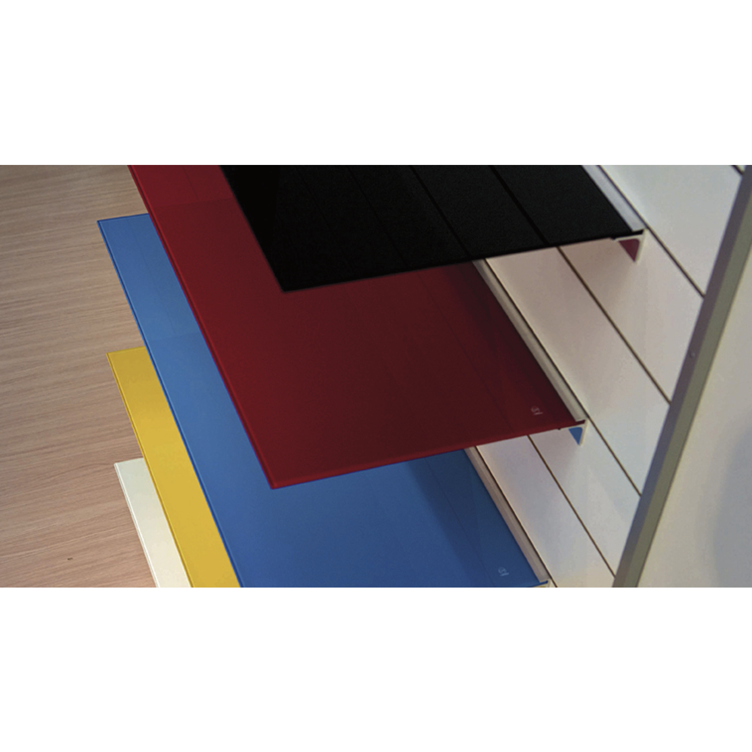Glasbodenhalterung Arkwall 1200 mm Aluminium