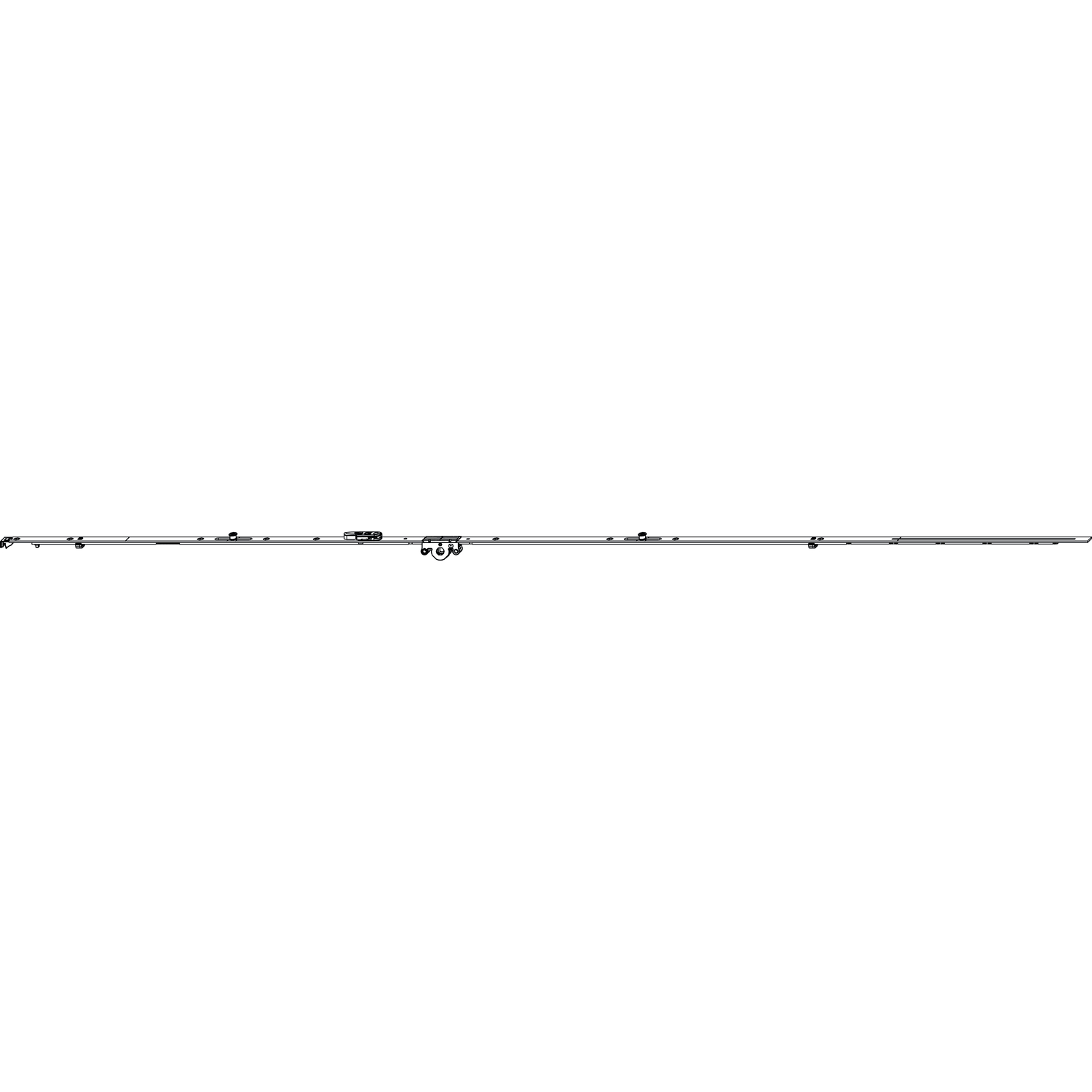 Maco #207301 MACO MM DK-Getriebe fix DM 15 mm 2iS FFH 1591-1700 mm silber (207301)