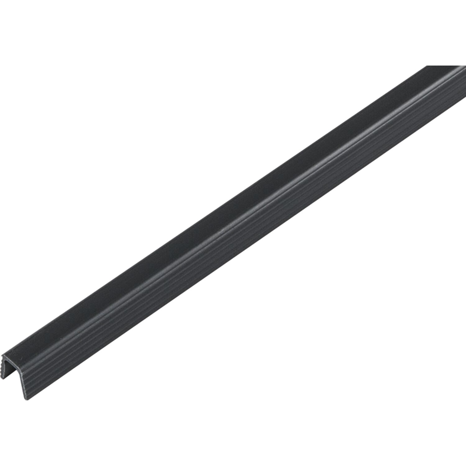 HAWA Clipo Führungsschiene, auf Maß, Kunststoff anthrazit (250 mm)