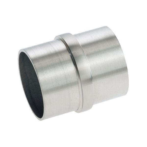 croso Verbindungsmuffe für Rundrohr ø 33,7 x 2,0 mm, Edelstahl geschliffen V2A