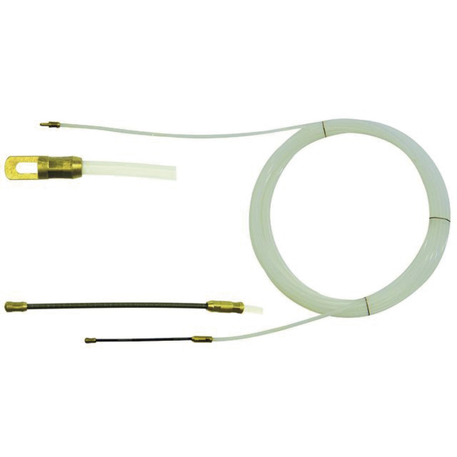 Einziehspirale Nylon mit Suchfeder und Öse 20 m