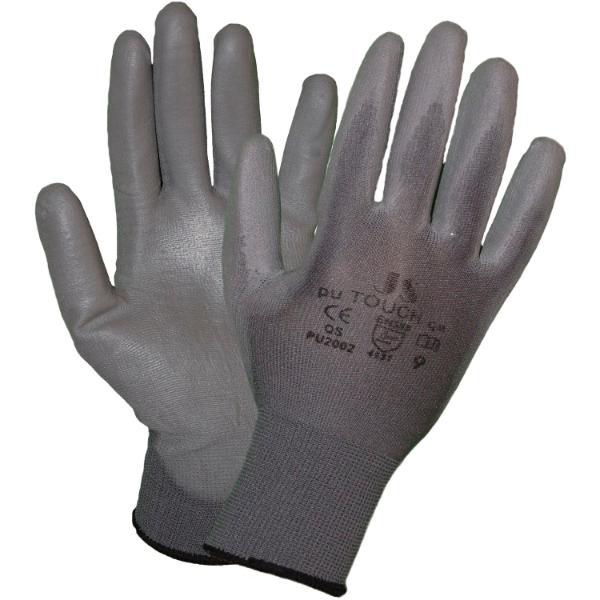 Staffl Schutzhandschuh PU-Touch grau Größe 8 (12Paar)