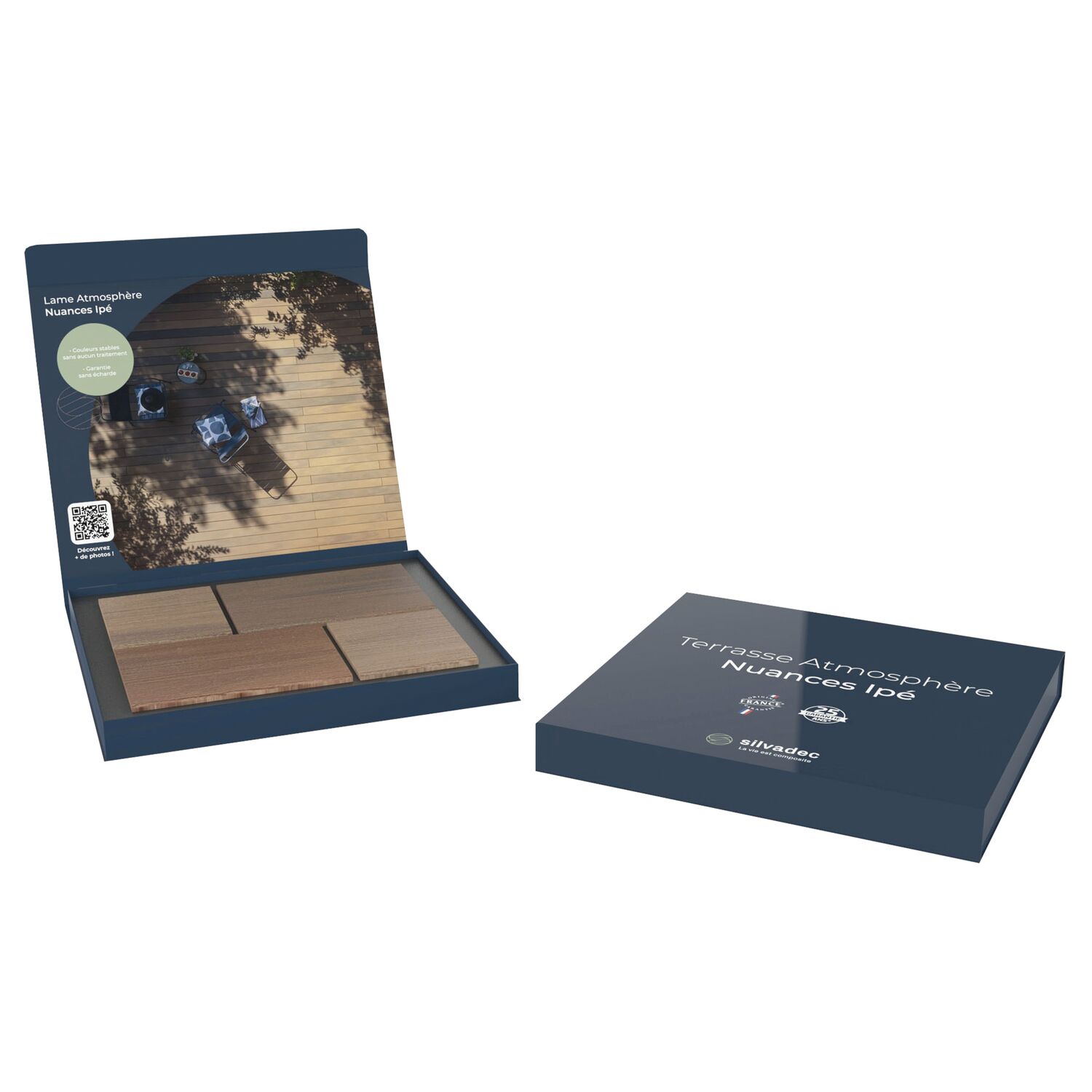 Musterbox Terrassendiele Athmosphere Ipe