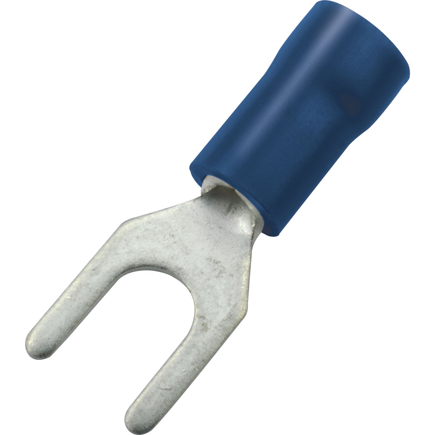 Gabelkabelschuh M5 Querschnitt 1 - 2,5 mm² isoliert blau (100Stk)