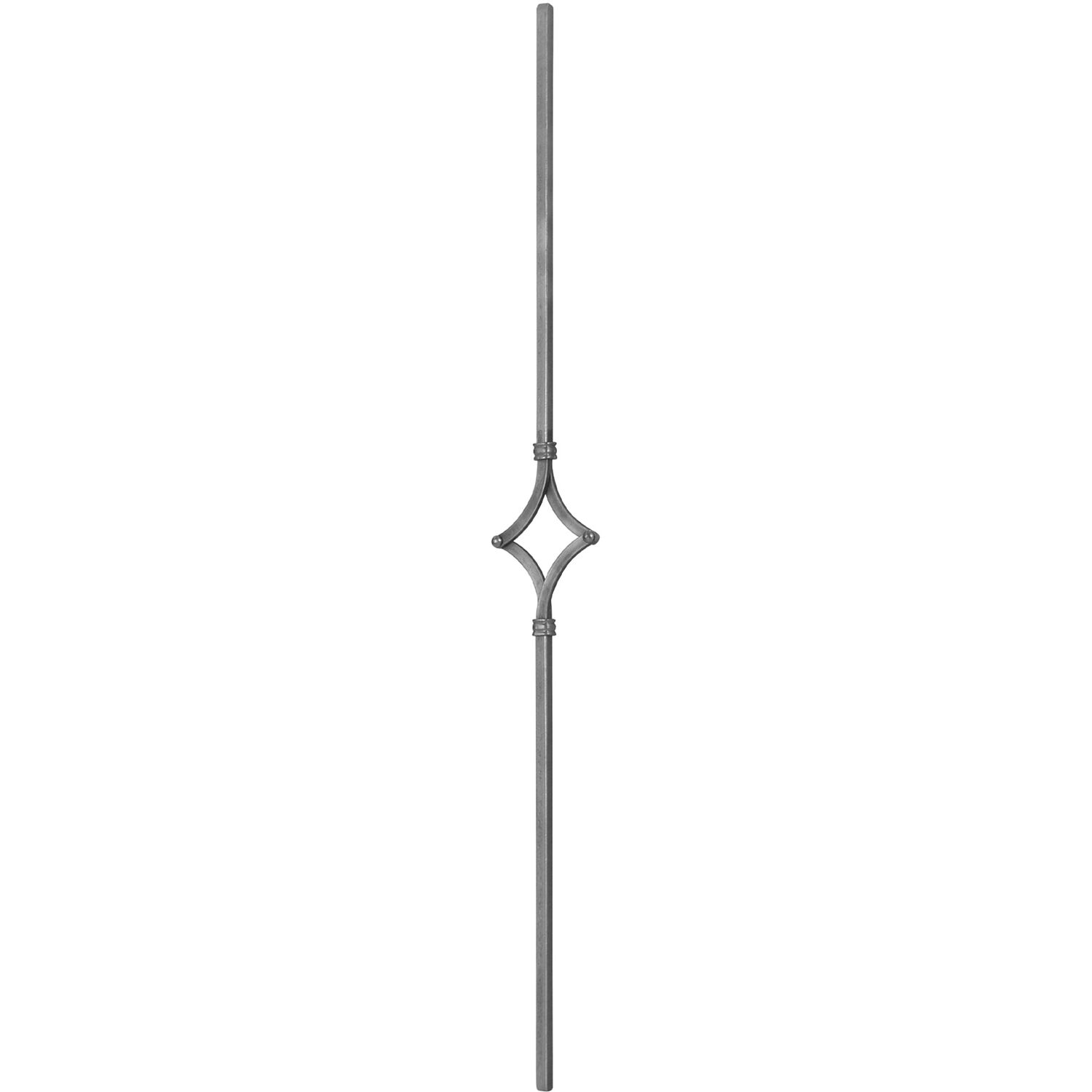 IAM DESIGN Design Stab VK 12 mit Design Element, 1000 mm, Schmiedeeisen