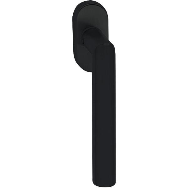Marchesi Fenstergriff GEHRUNG Rastung 7x42mm Edelstahl schwarz matt