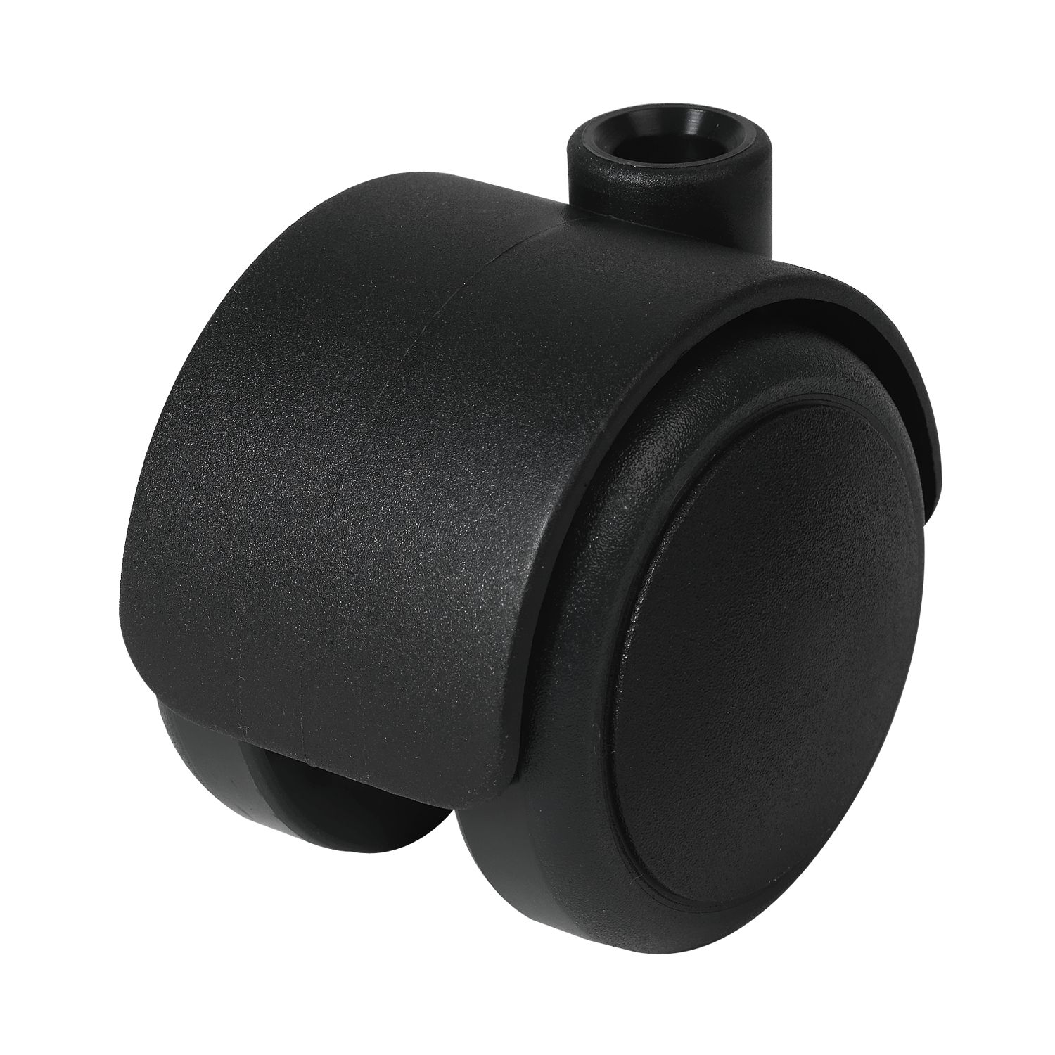 Doppel-Lenkrolle Duo weich Kunststoff 50 mm 50 kg schwarz