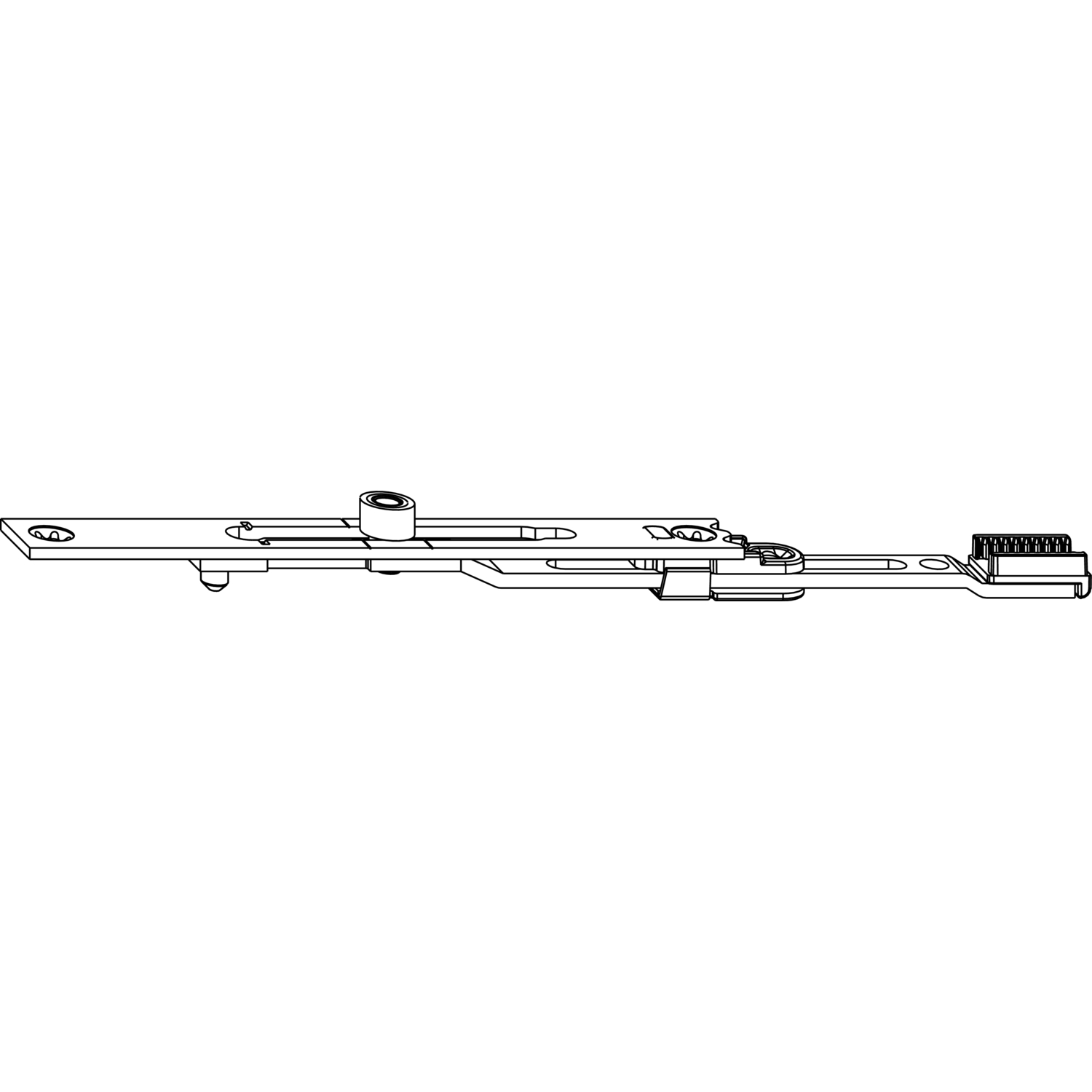 Maco #201755 MACO-TRONIC MM Stulpverlängerung verlängerbar, 1 Kontaktgeber, silber (201755)