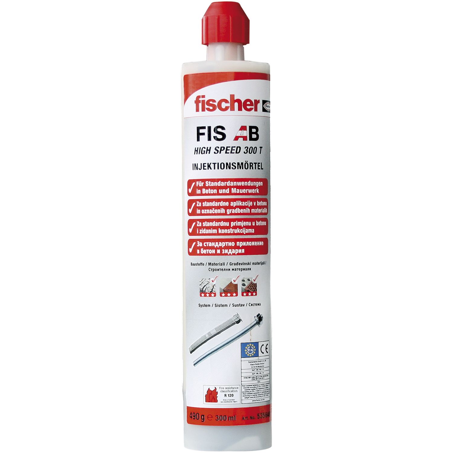 fischer FIS AB High Speed 300 T Injektionsmörtel 300ml Winterausführung