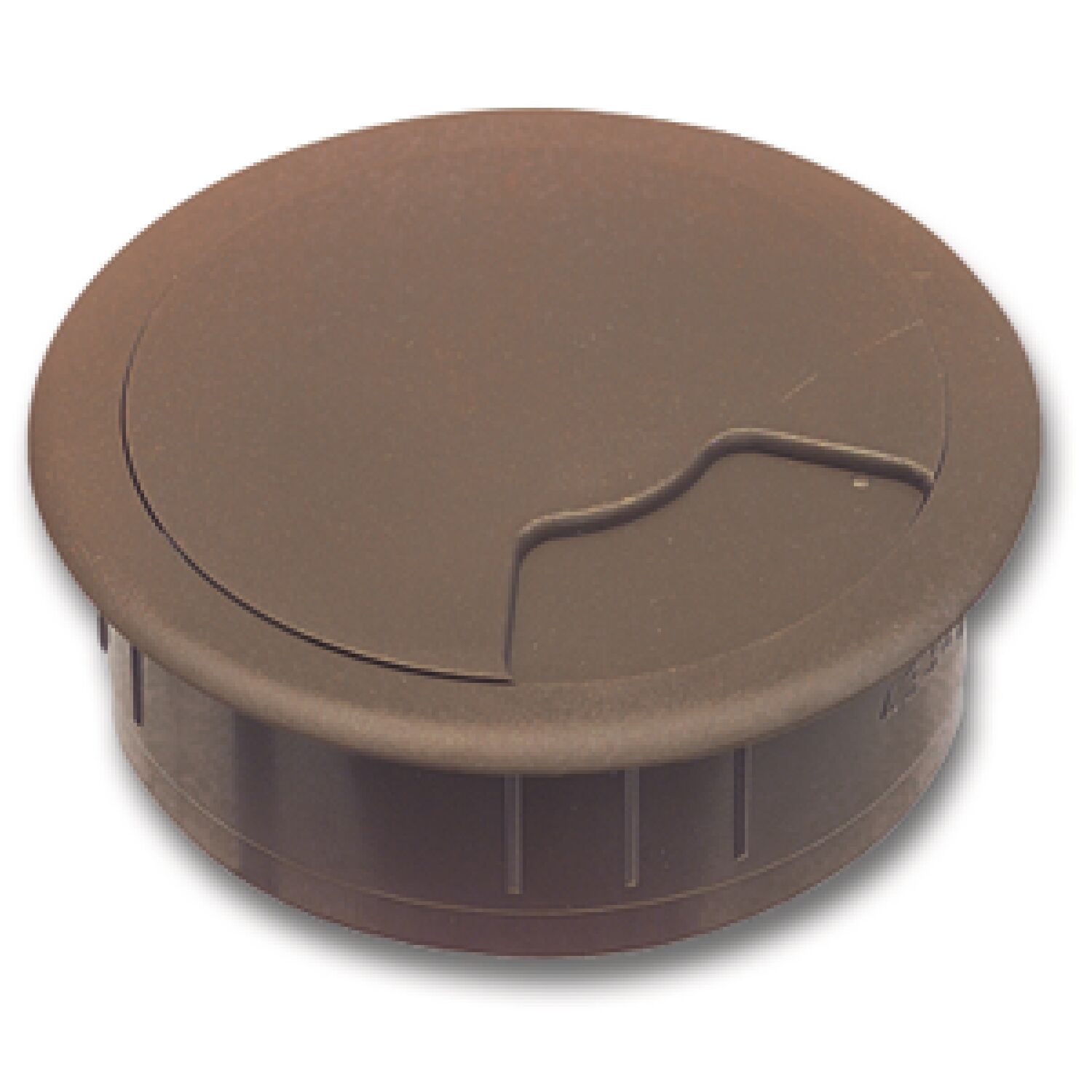 CONFURN Kabeldurchgang rund, Einbau ø 60 mm, Kunststoff braun
