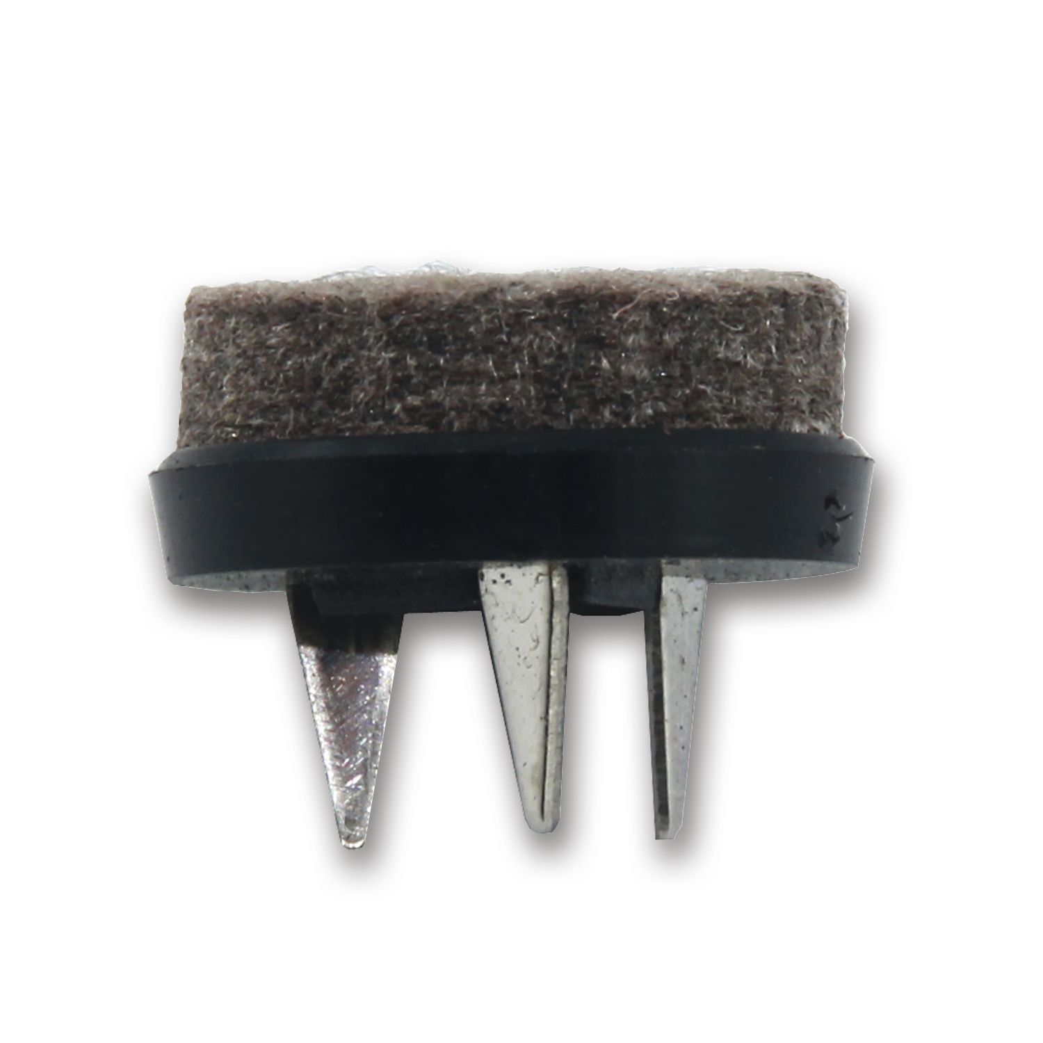 secOtec Gleitnägel Puntak mit Filz zum Nageln schwarz 25mm (20Stk)