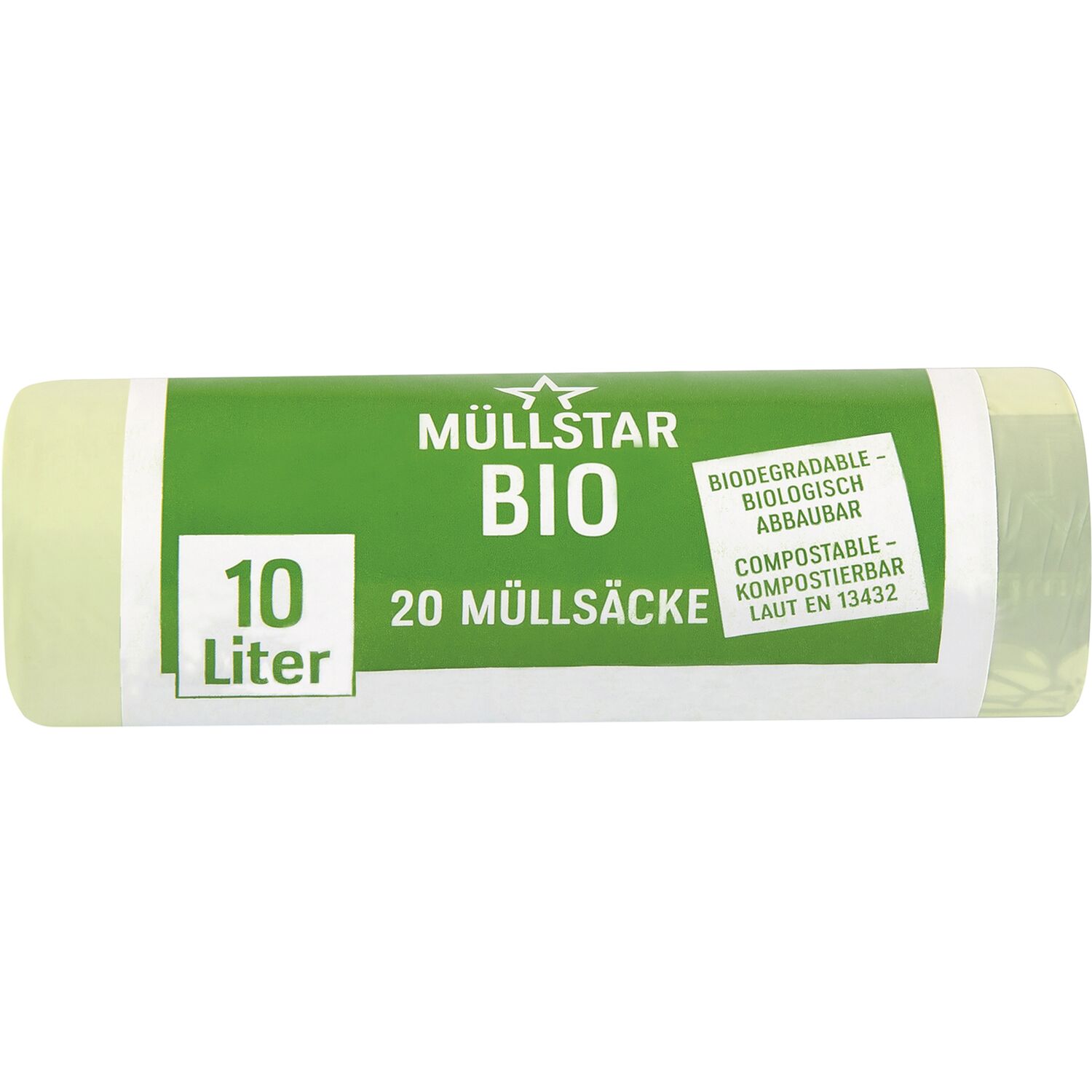 Müllstar Bio Müllsäcke ohne Griff 10 Liter 14 my 390x440mm (10 Stück)