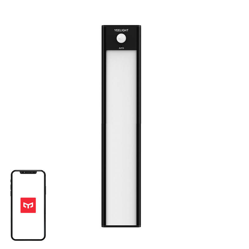 Yeelight Schrankleuchte mit Sensor 20cm schwarz 4000K
