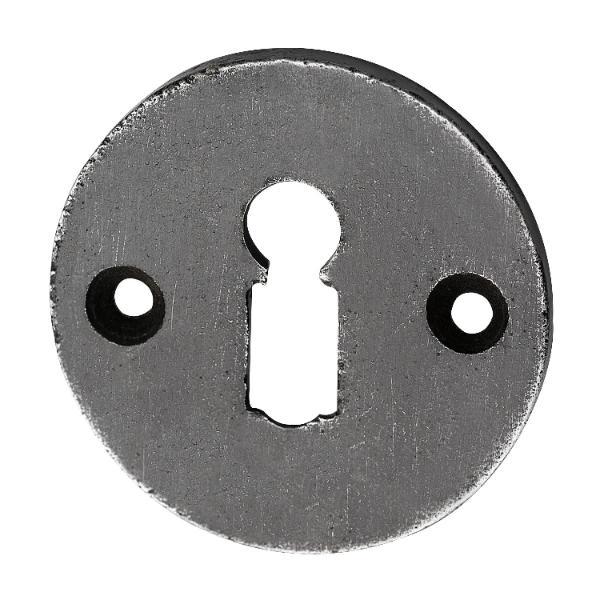 SCHÖRGHOFER Schlüsselrosette BB, ø 50 mm, Eisen verzinkt alt gebürstet