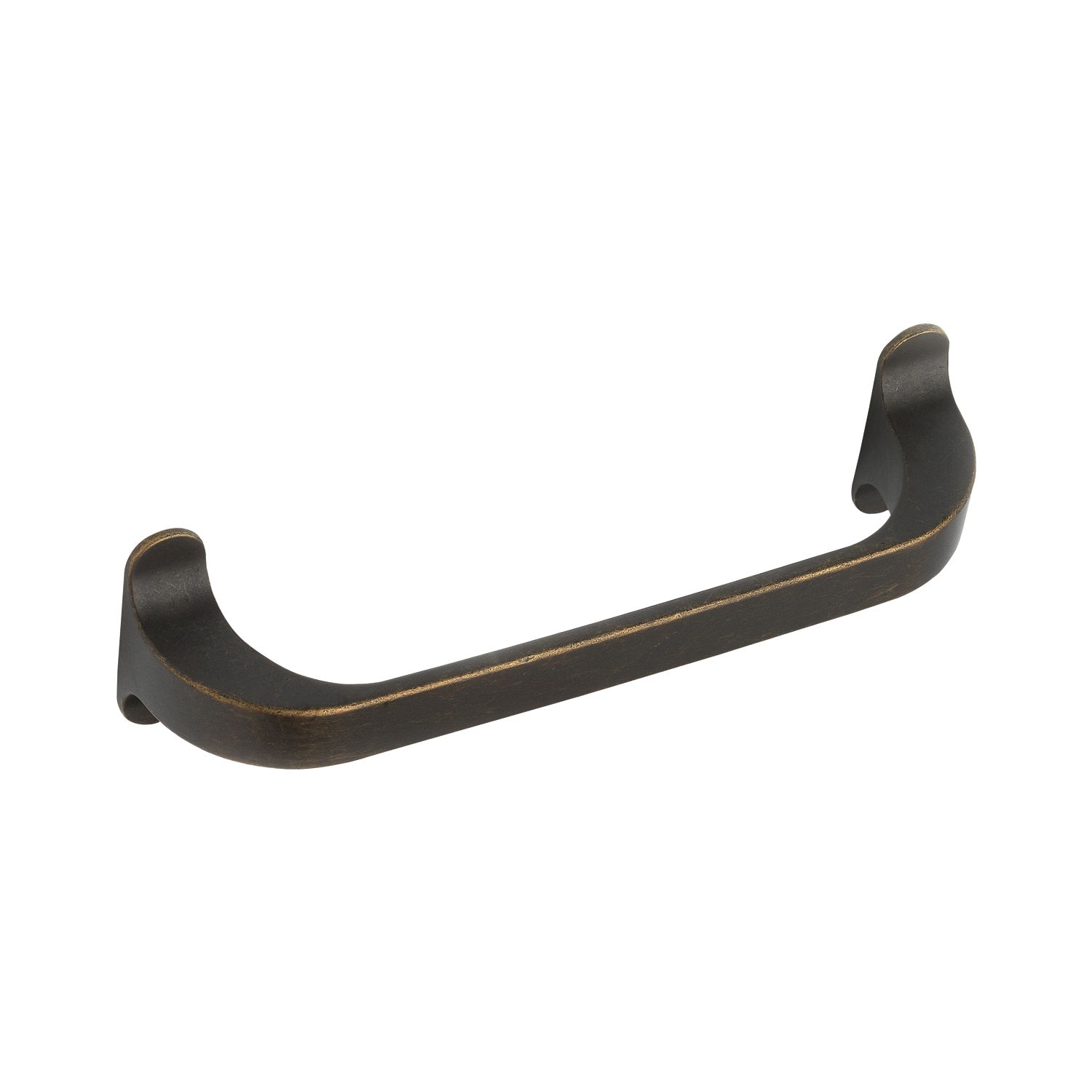 furnipart Griff Locker Lochabstand 128mm Breite 140mm zink antik braun