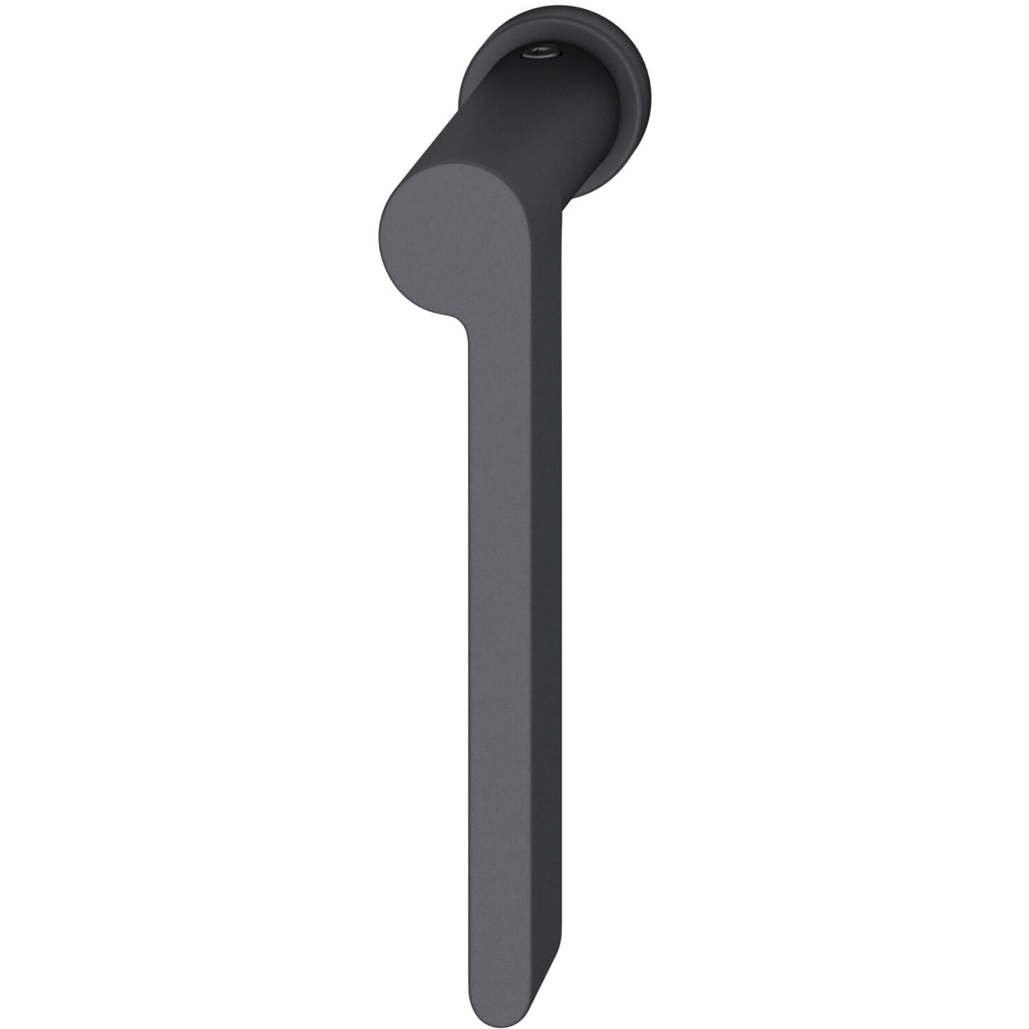 FSB Fenster-Steckgriff 34 1021 minimalistisch, links, Aluminium schwarz matt