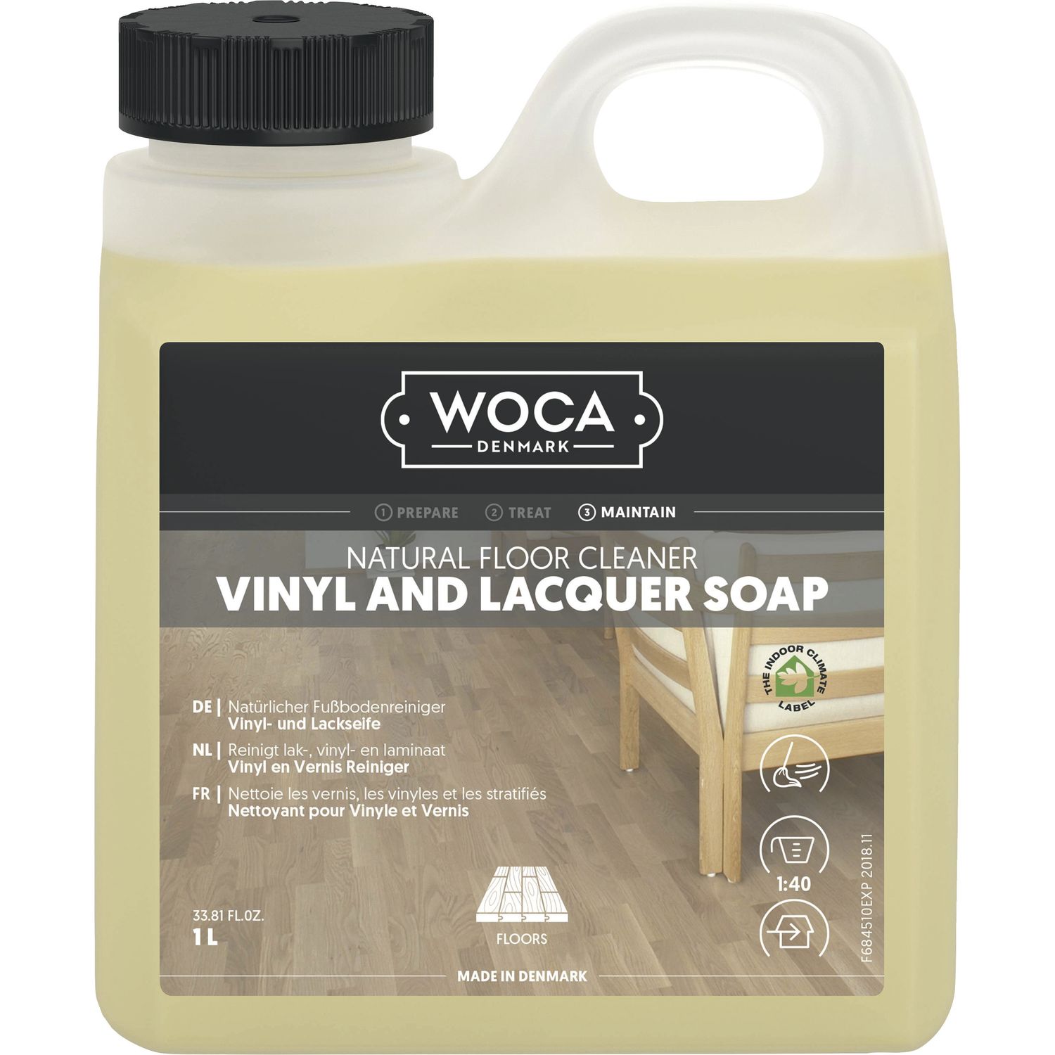 Woca Vinyl- und Lackseife 1 Liter