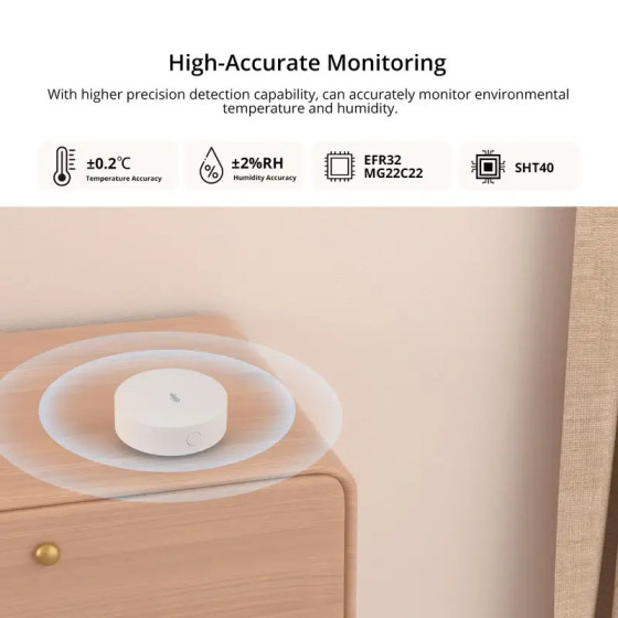 Sonoff Zigbee Temperatur- und Feuchtigkeitssensor SNZB-02P