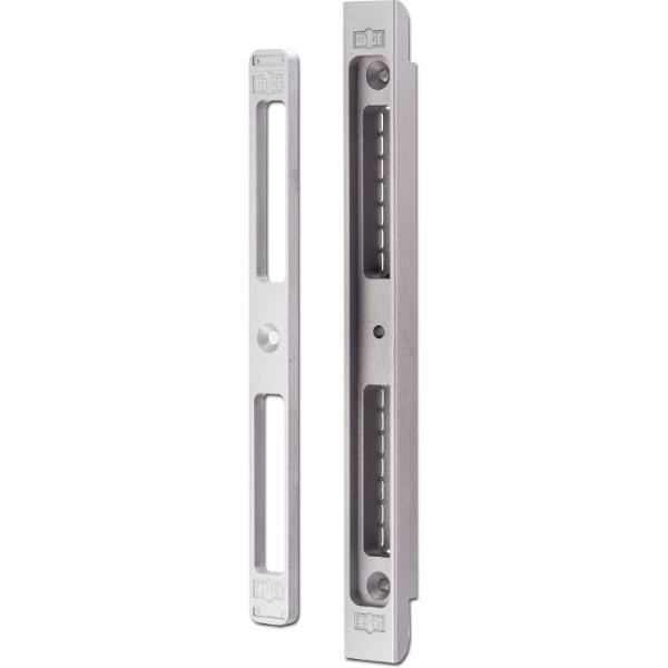 dormakaba Schließblech verstellbar SB/VAR.7 z.Einfräsen,Rad. 3,5 mm, Zamak silberfarbig