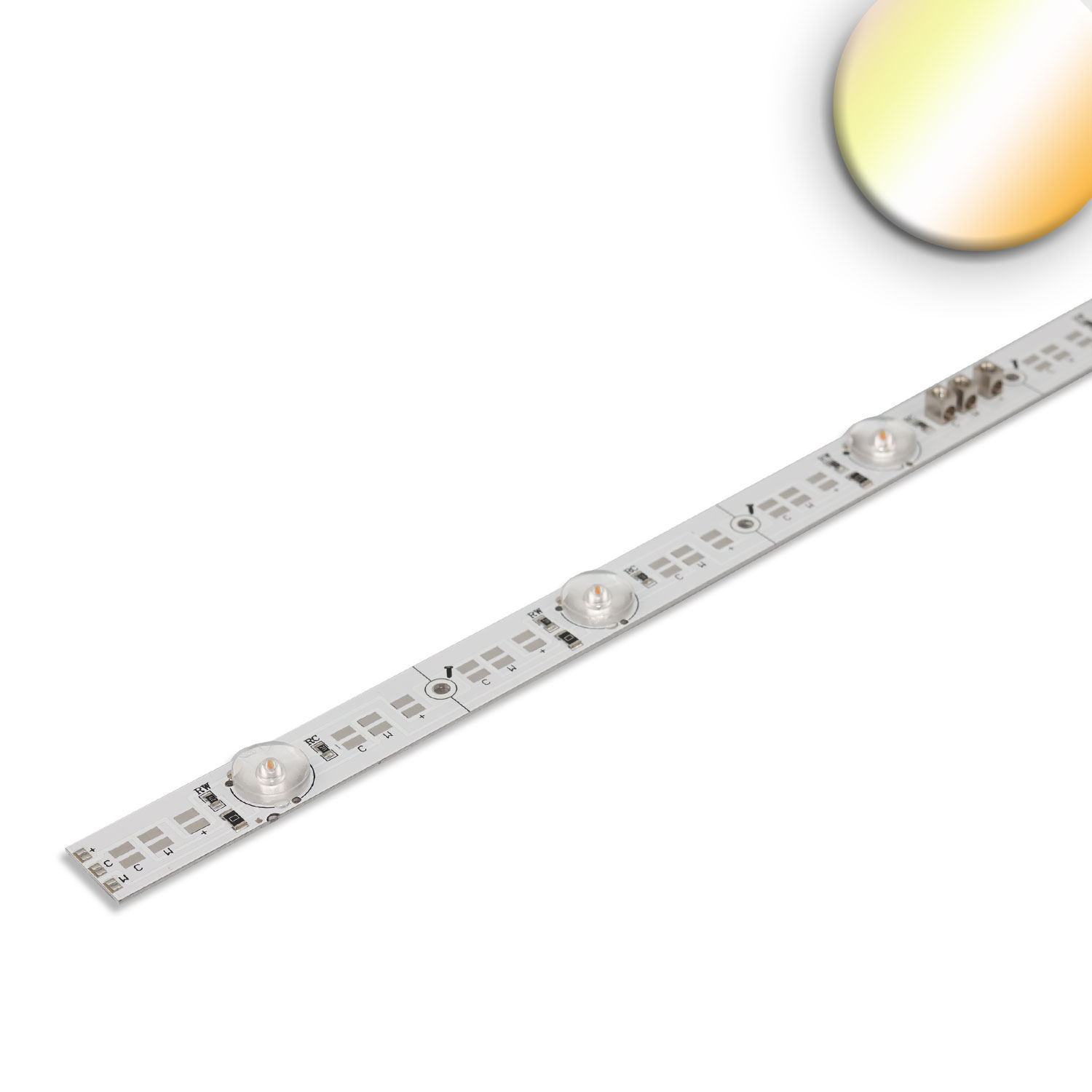 ISOLED LED Platine Backlight 825/855 1175mm 180° Linse 24V 8W+8W IP20 weißdynamisch dimmbar