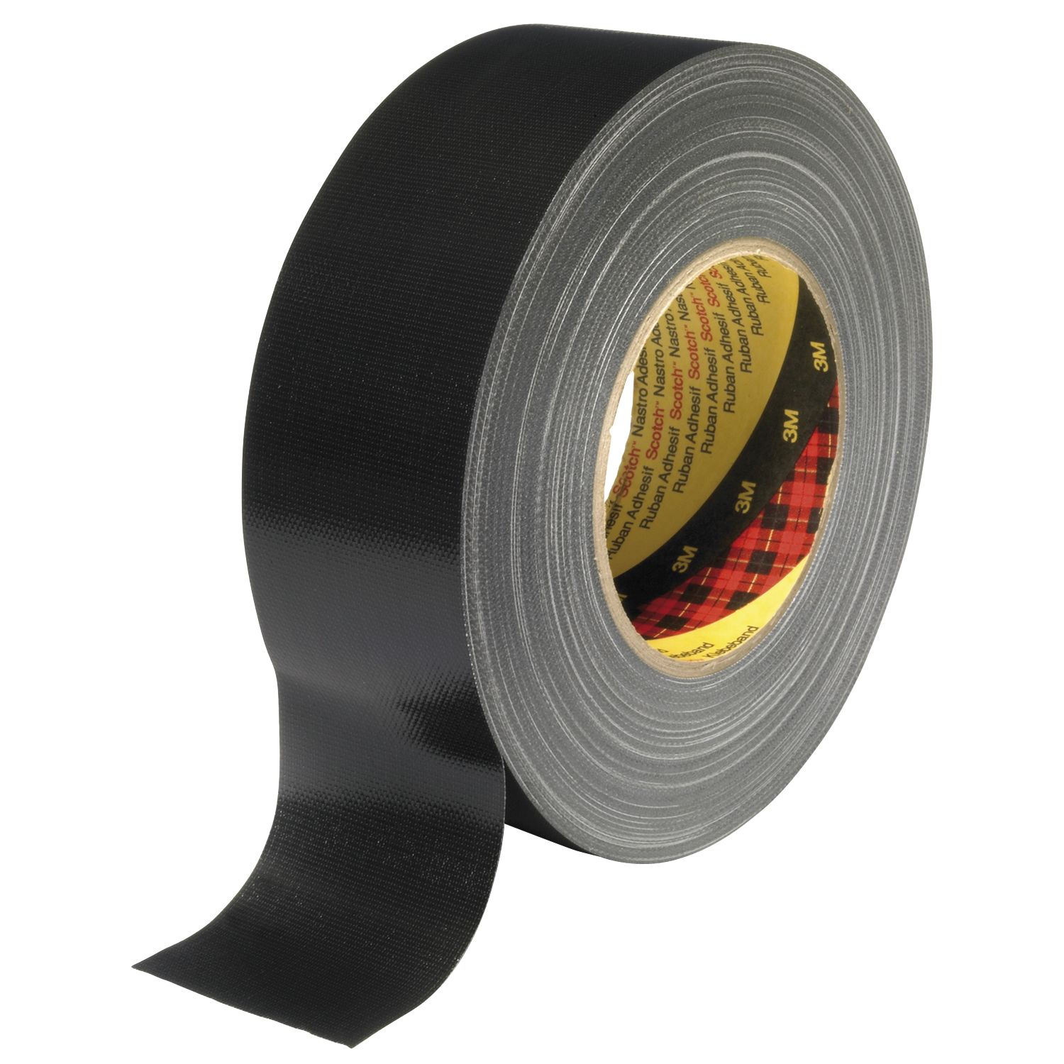 3M Gewebeband 389, 25mm x 50m, schwarz (36Stk)