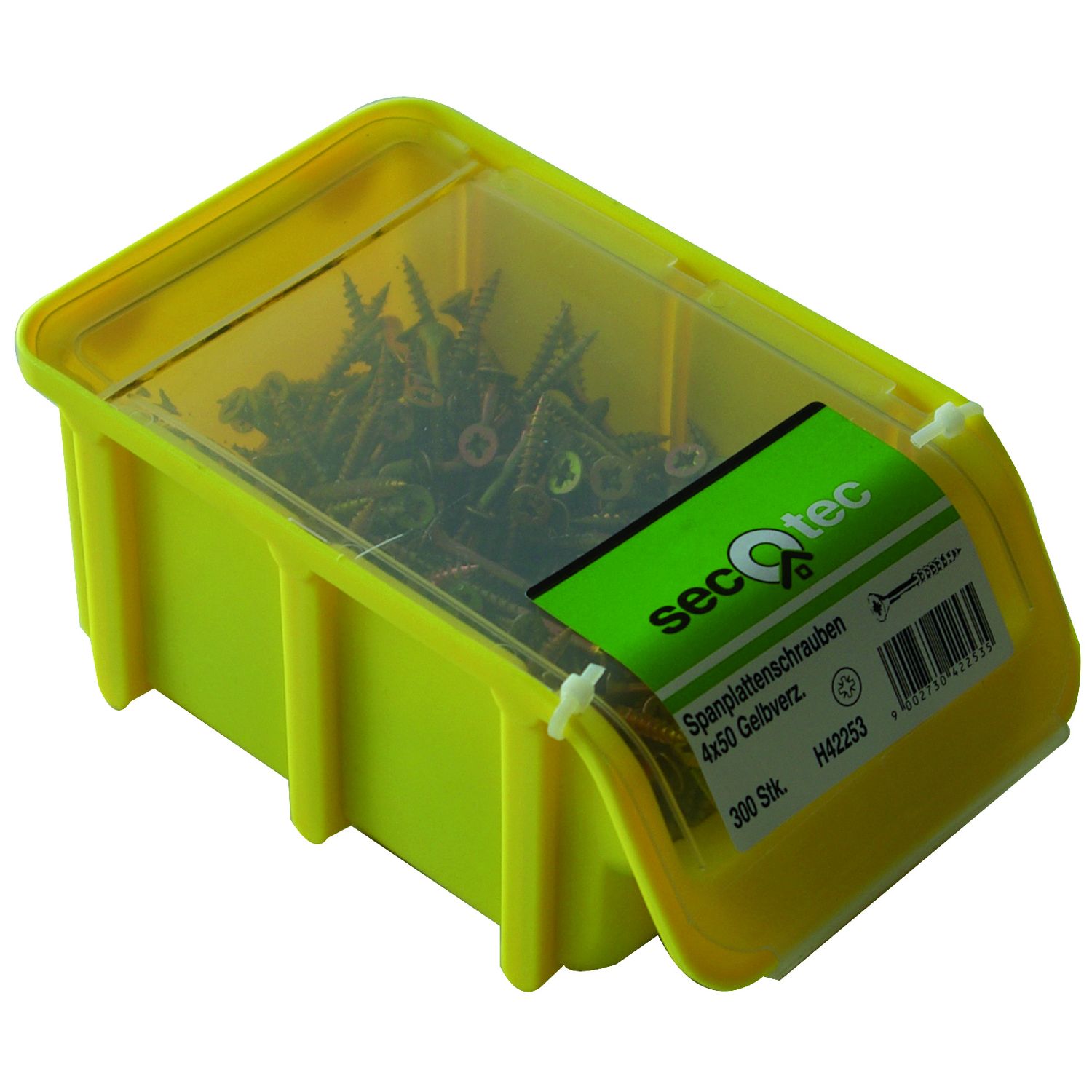 Spanplattenschraube Senkkopf Pozidrive 6.0x 90 in Stapelbox