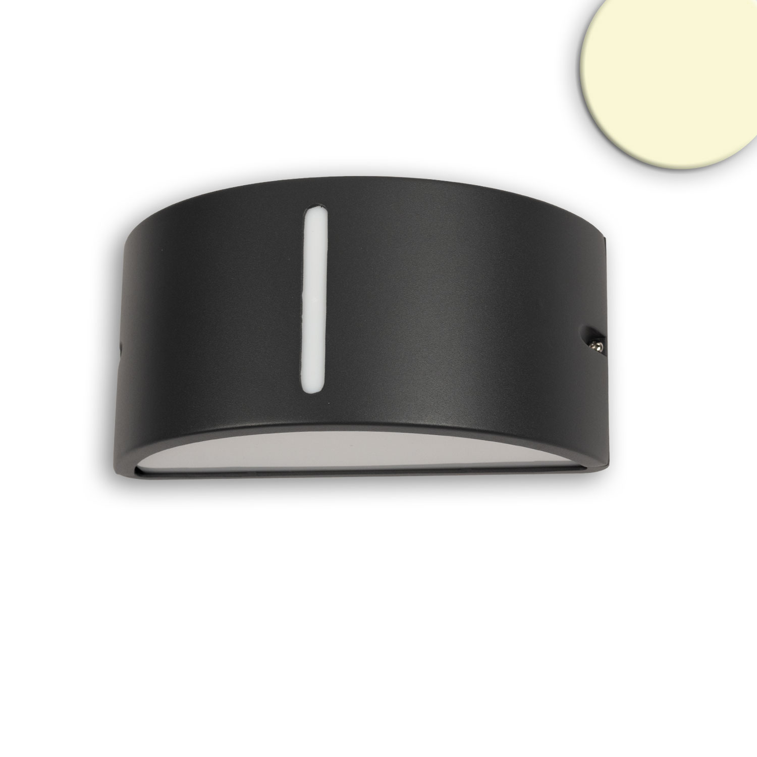 ISOLED Wandleuchte Up&Down 1xE27 IP54 anthrazit exkl. Leuchtmittel