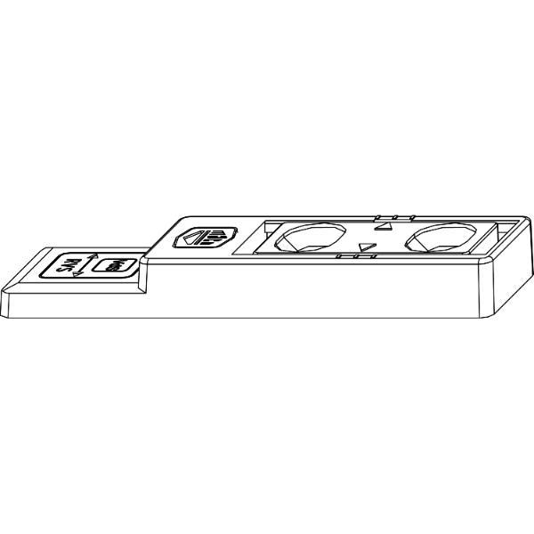 Maco #363177 MACO-TRONIC Reedkontakt RVS f. Verschluss-/Kippüberwachung, Kabel 6 m, grau