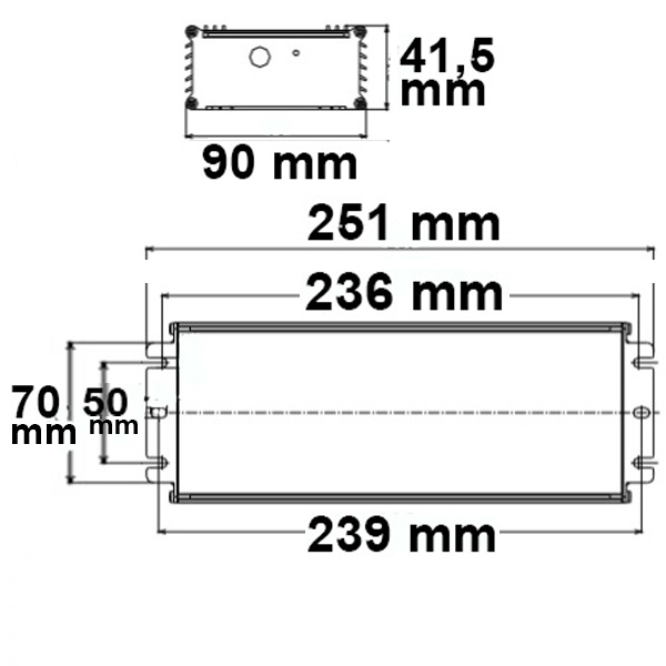 ISOLED LED PWM-Trafo 24V/DC 0-400W 1-10V dimmbar IP67 SELV