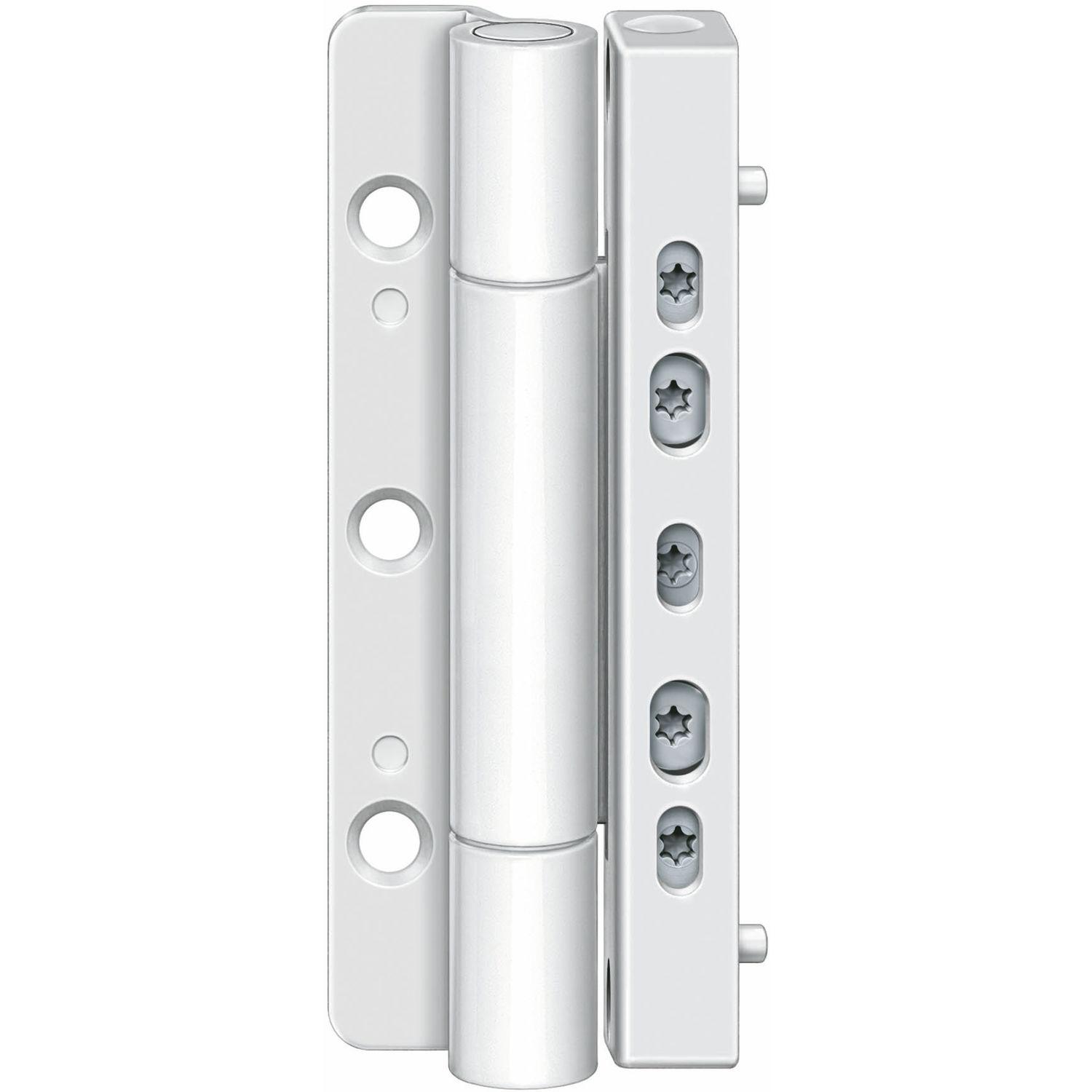 Simonswerk Haustürband SIKU RB 5010 3D Stahl weiß RAL 9016