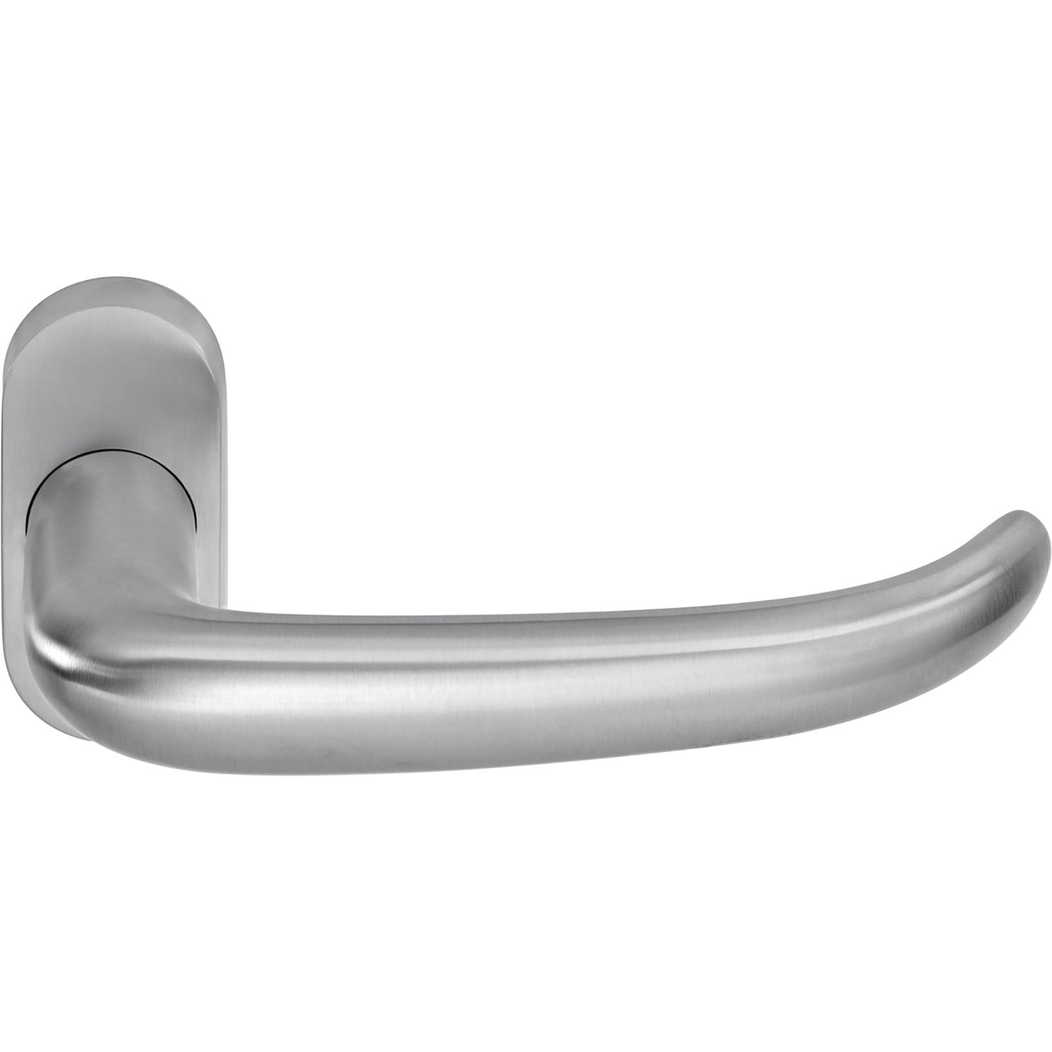 Ogro OGRO Drückerlochteil PREMIUM 8999 - ohne Rosette, 23,5 mm, Edelstahl matt