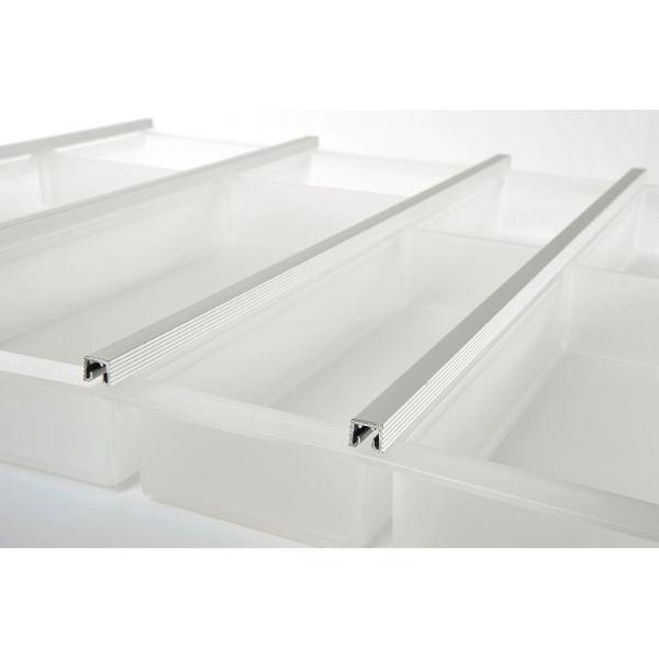 ninka Schubkasteneinsatz-Set Cuisio Korpusbreite 500mm TANDEMBOX Kunststoff Weiß