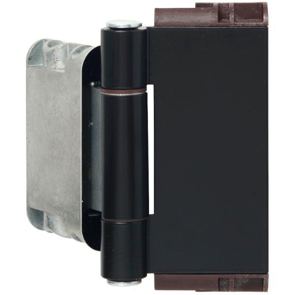 SFS Haustürband Easy 3D Stiftsicherung, Aluminium schwarz matt (3Stk)
