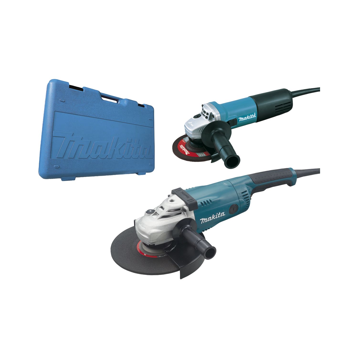 Makita Winkelschleifer Set DK0053G bestehend aus GA9020/9558 HNRG