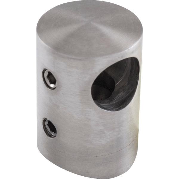 Economy Querstabhalter rechts Rohr ø 42,4 mm, 12 mm, Edelstahl geschliffen V2A ()