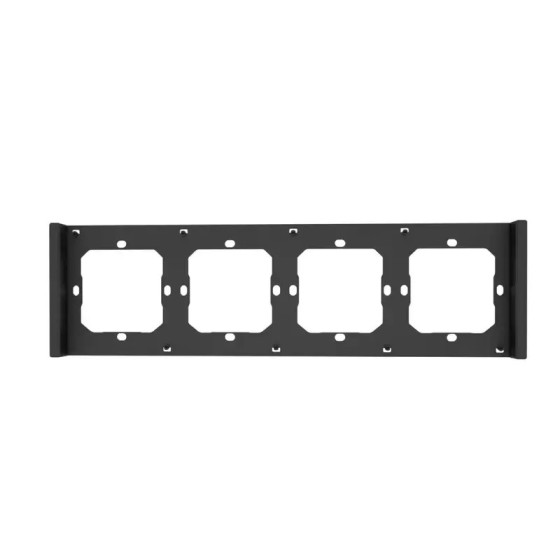 Sonoff Rahmen für Wandschalter M5 80 4fach graphite