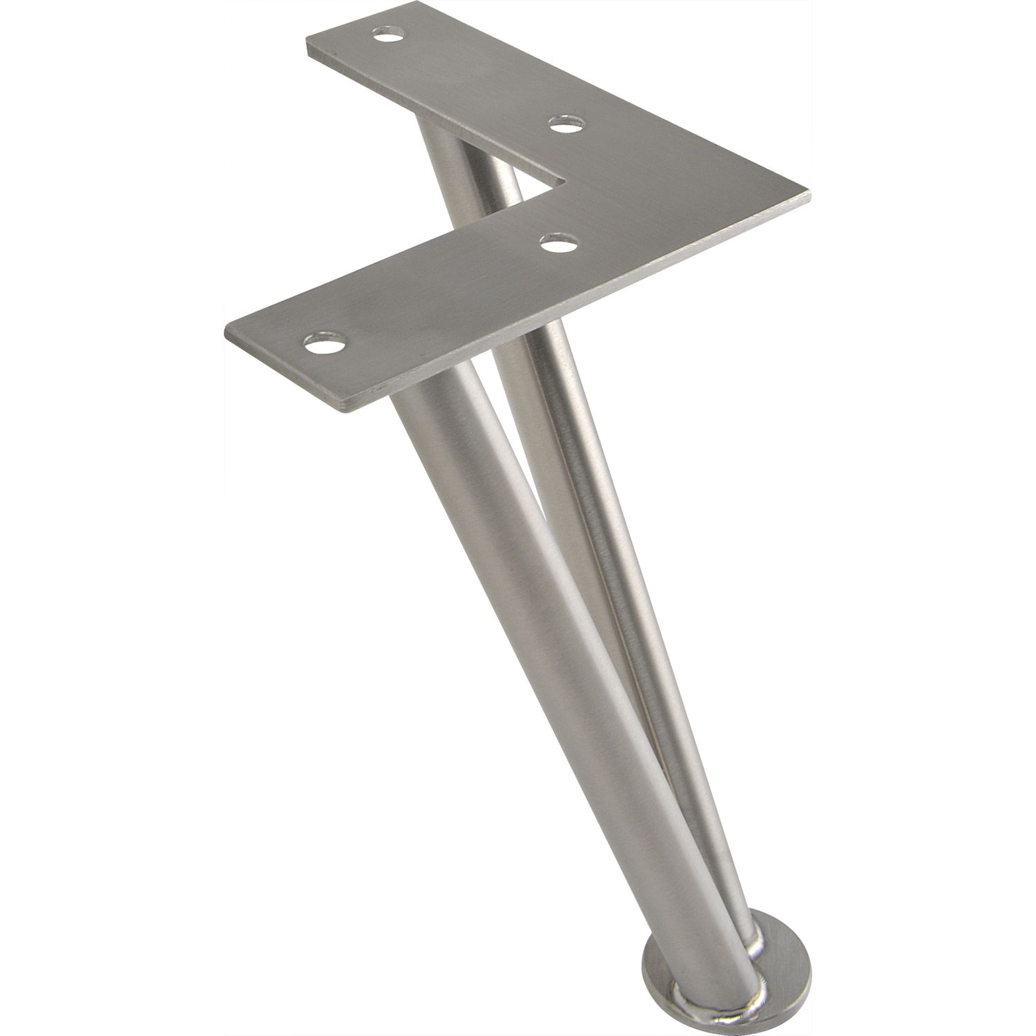 Simausrom Haarnadelfuß 180 mm Edelstahl gebürstet ()
