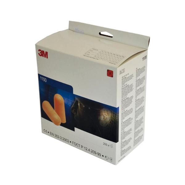 3M Gehörschutzstöpsel 1100 SNR=37 dB Inhalt 200 Paar 3M Gehörschutzstöpsel 1100 SNR=37 dB Inhalt 200 Paar