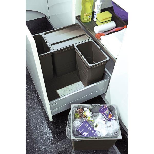 ninka eins2vier Set Korpusbreite 900/Seitenwand 16mm Dunkelgrau